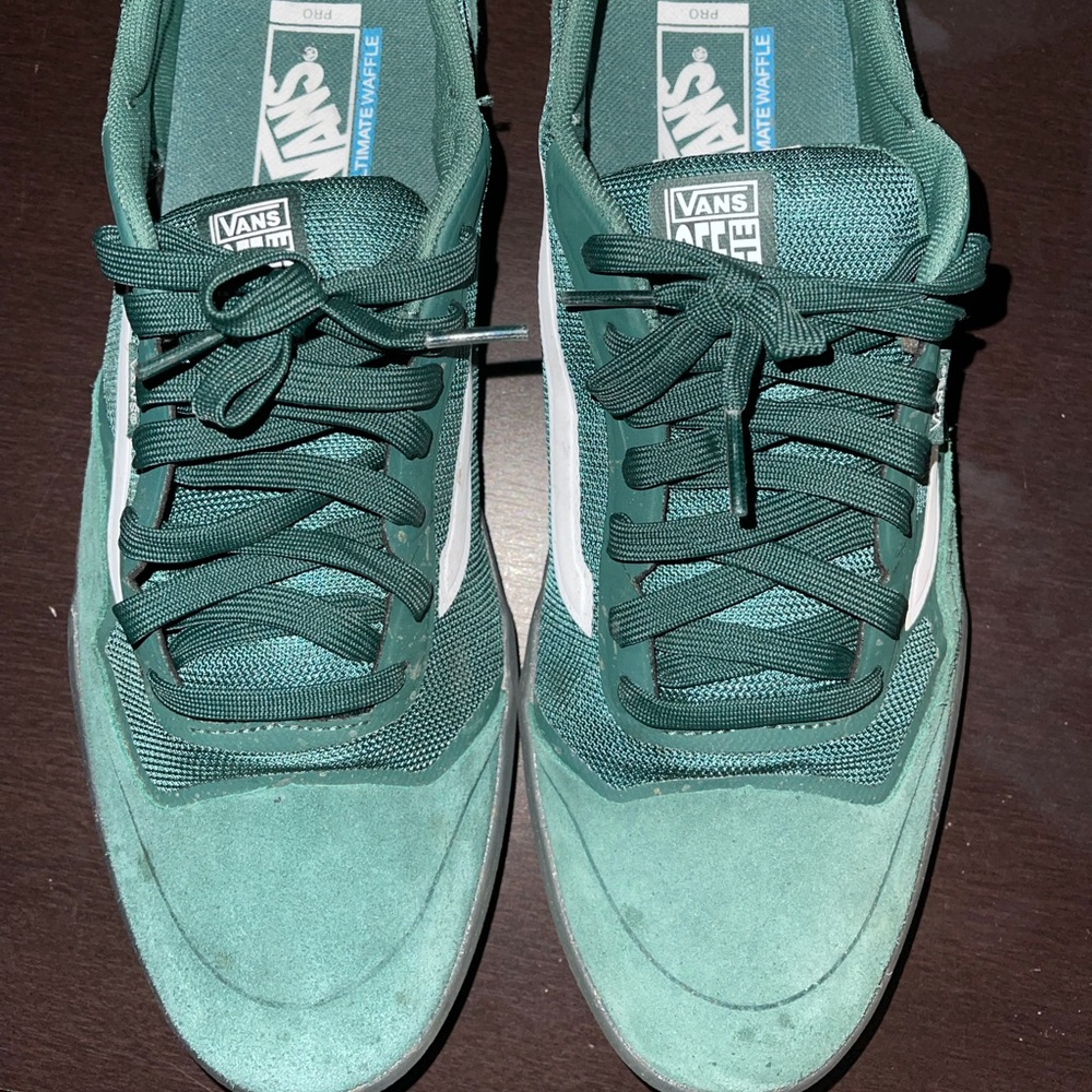VANS Ave Pro Skate Shoes Pine/Clear